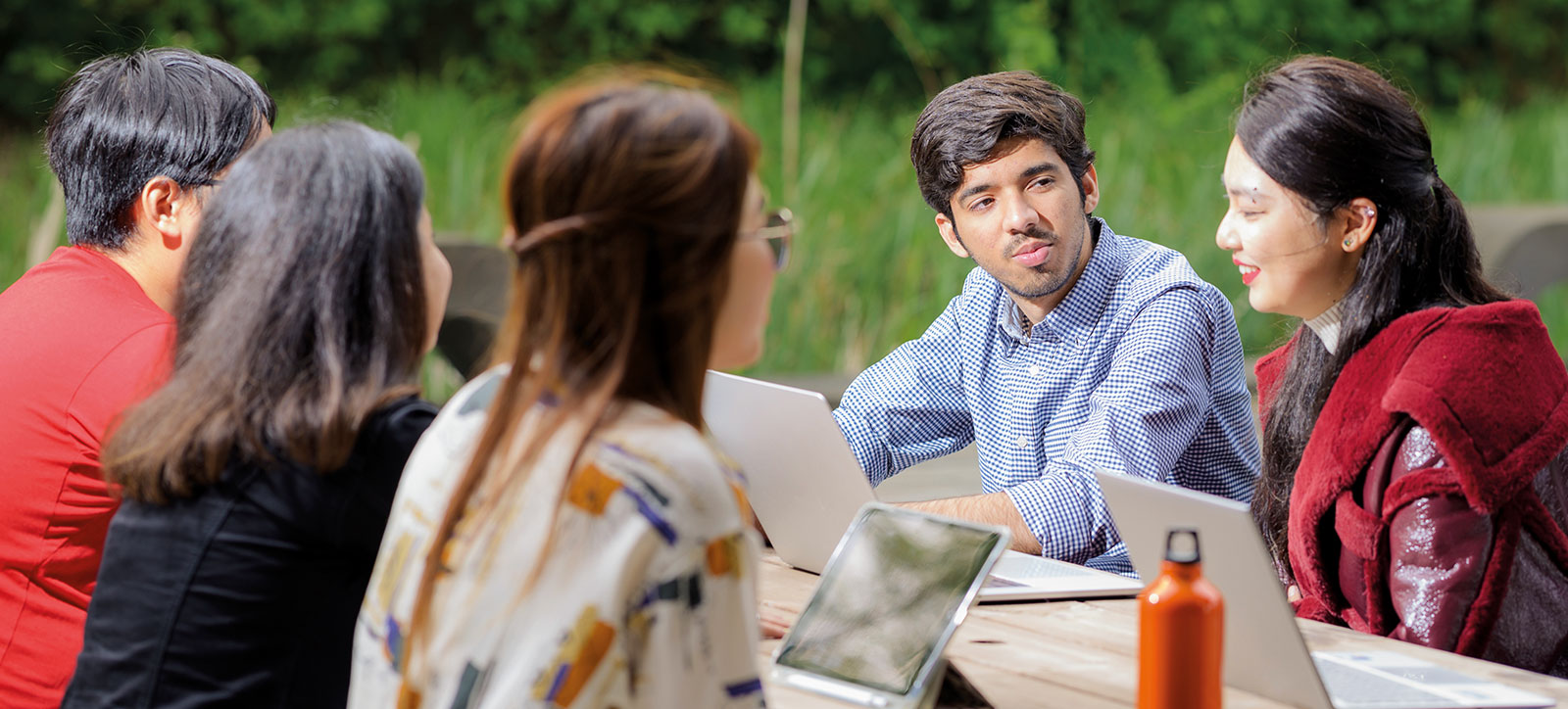 Master's students studying at Warwick Business School